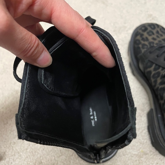 Rag & Bone leopard combat boots - Picture 3 of 3